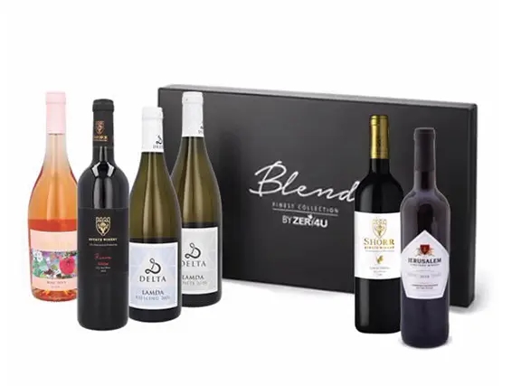 מארז שישה שילובים : יינות מיקבים מובילים ZER4U