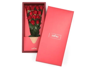 סידור ורדים  יוקרתי בקופסא