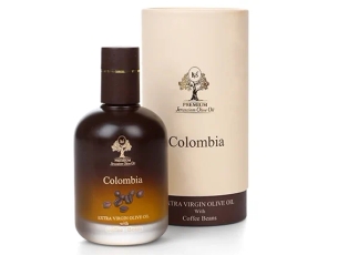 שמן זית מתובל בפולי קפה קולומביאני