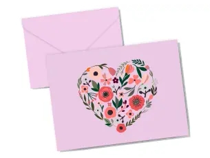 כרטיס ברכה מעוצב זר פור יו